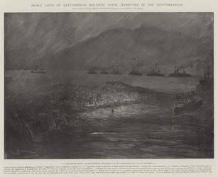 La brillante manœuvre navale du prince Louis de Battenberg en Méditerranée